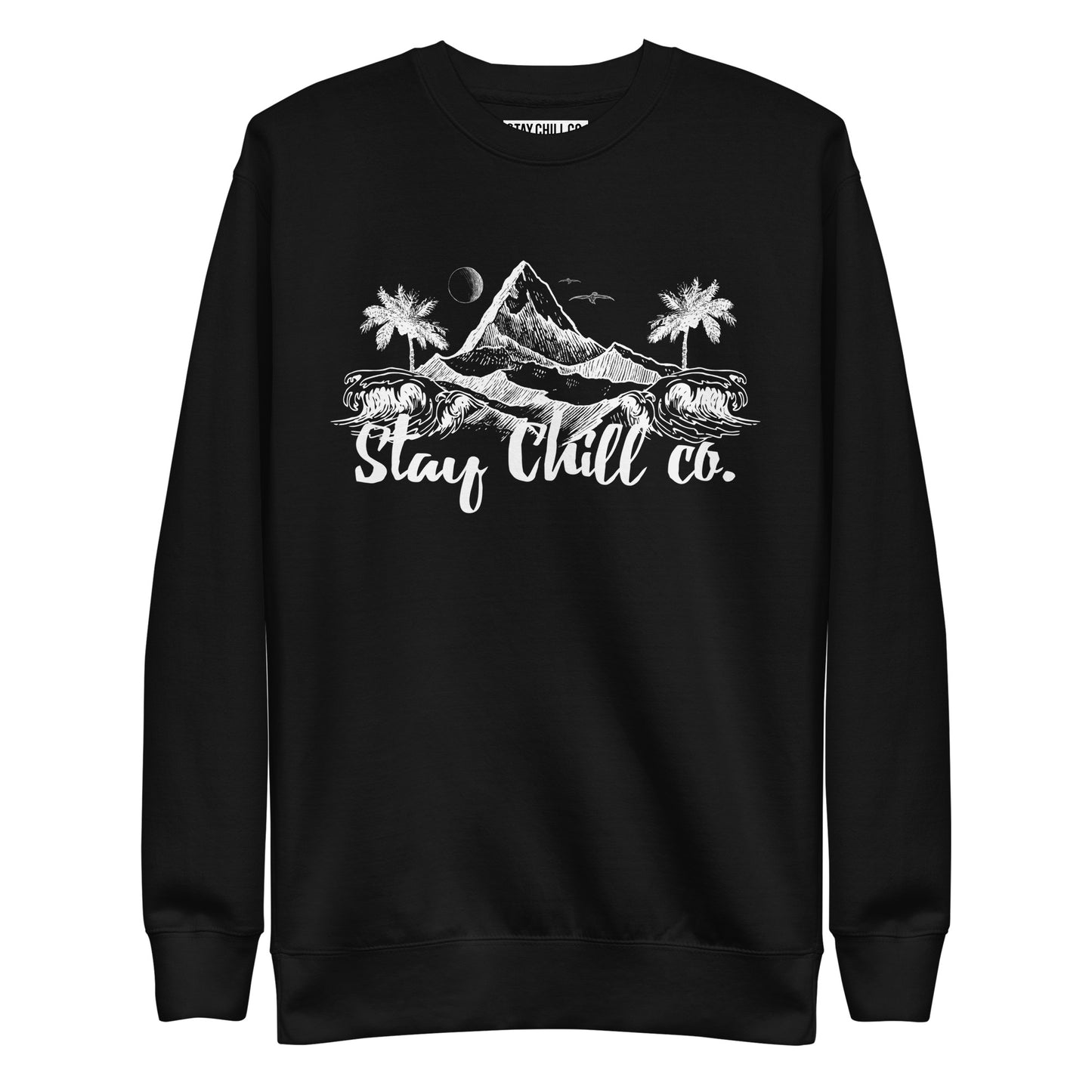 Original Graphic Design Sweatshirt Black